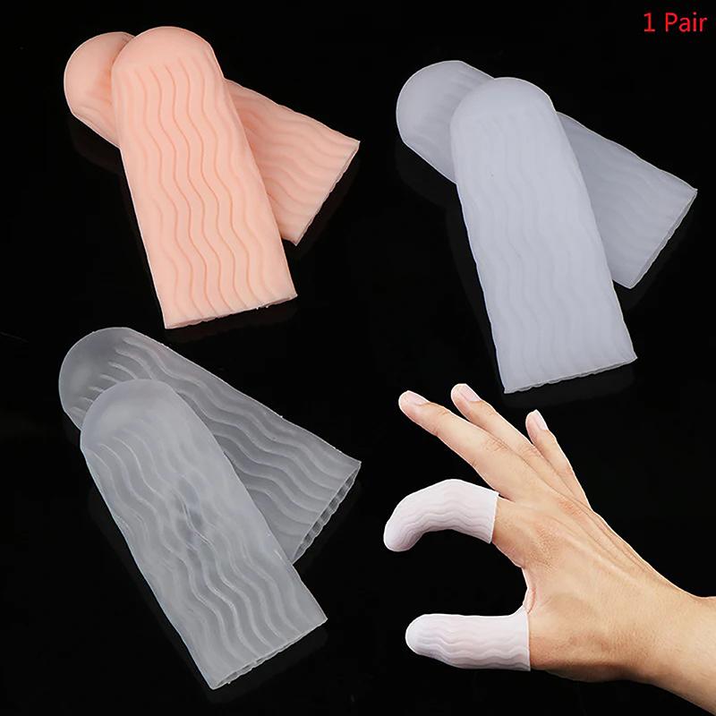 Non-Slip Finger Protector Sleeve Cover Anti-Cut Heat Resistant Finger Sleeves Fingertip Great Cooking Kitchen Tools