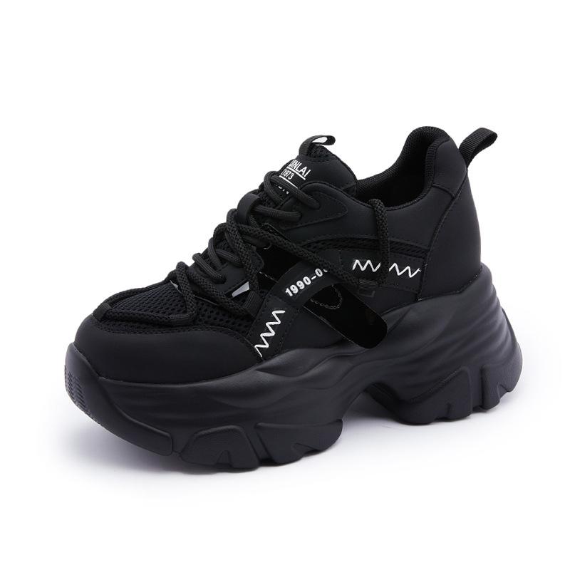 Inner Heightening Dad Shoes Women's Spring Breathable 2025 New Small Thick-soled Women's Shoes Versatile Casual Sports Shoes