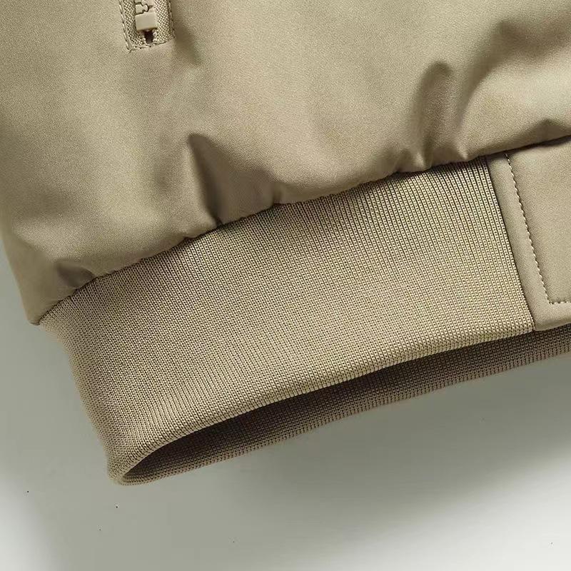 Spring and Autumn Jackets Men's Casual Stand Collar Men's Jackets Plus Size Large Size European and American Tops Men's Clothing