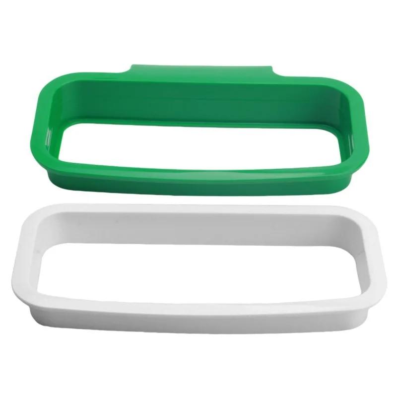 Kitchen Cabinet Trash Rack Hanging Holder, Storage for Garbage Rubbish Bag, Cupboard Door Back Hanging