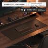 Carbon Fiber Cork Large PU Leather Waterproof Desk Mat