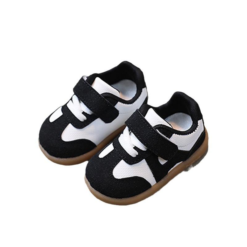Nuove Scarpe Bianche Autunnali per Bambini e Bambine Scarpe Casual 0-1-2 Anni 3 Scarpe Bianche a Suola Morbida Scarpe da Ginnastica alla Moda