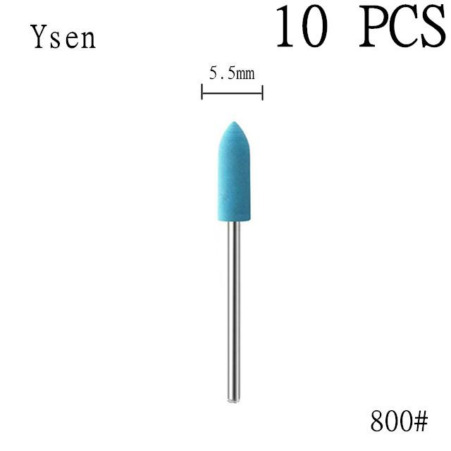 6 шт./компл. резиновая силиконовая дрель для ногтей — фото 12