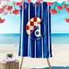 Dinamo Zagreb Print Strandtuch, Großes Weiches Schnelltrocknendes Handtuch für Strand Camping Schwimmen