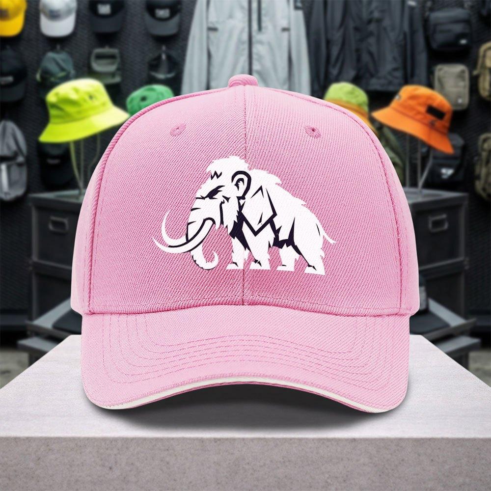 pc pcs Mammoth Print Duckbill Cap Adjustable Unisex Baseball Hat Suitable for Sports Outdoor Casual Wear Lightweight Mam