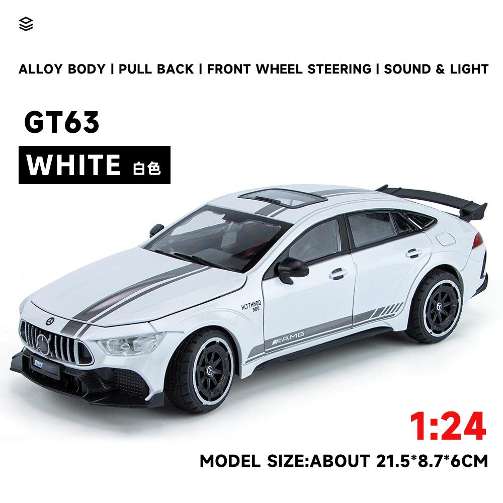 1/24 Diecast Legierung Modellauto Miniatur BENZ GT63 Sportwagen Simulation Sammlerstück Metallfahrzeug Jungen Geburtstag Weihnachten Spielzeug