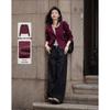 Demana Women's Miu College Embroidered Knit Cardigan