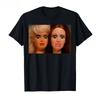 Loose New Fashionable Harajuku Streetwear Fun Emoji Pattern Printed Tshirt Unisexs And Womens Round Neck Cotton Tshirt