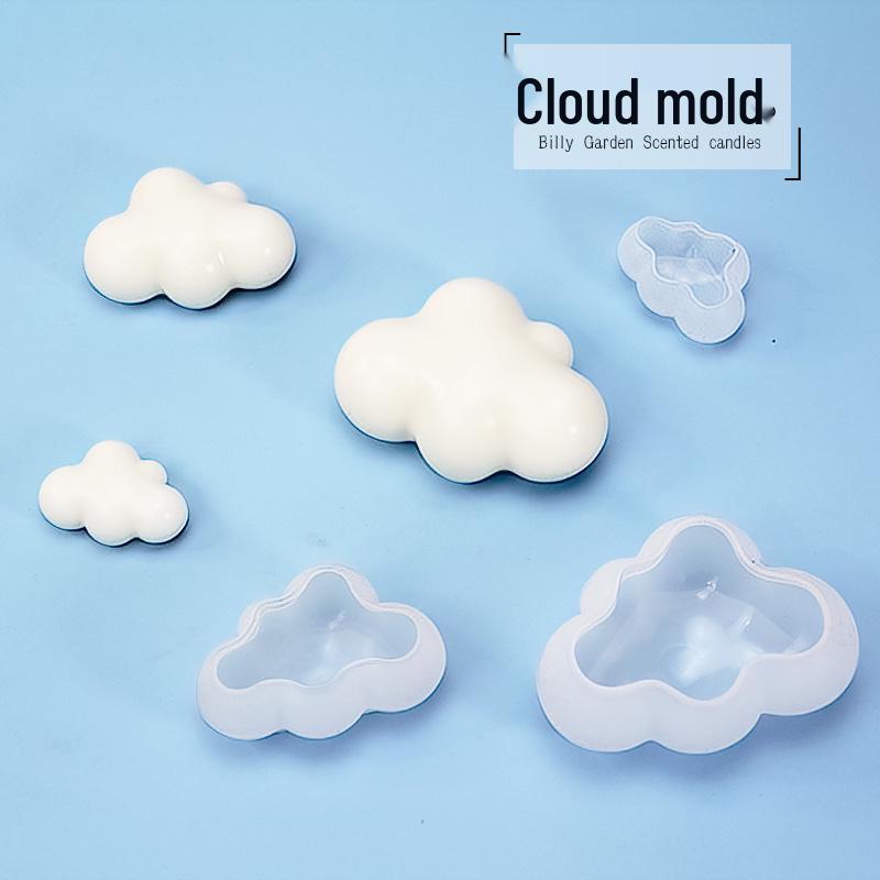3D Cloud Aromatherapy Candle & Soap Silicone Mold
