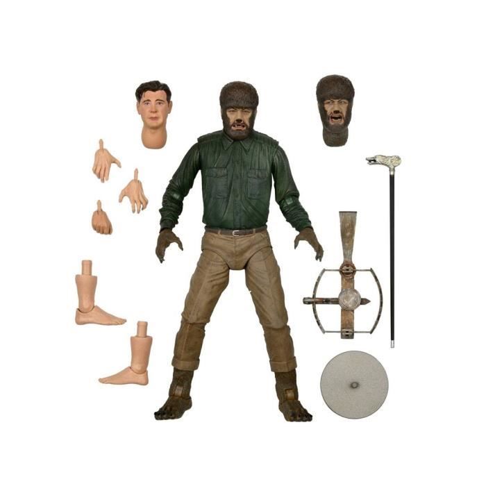 Figurfigur Ultimate The Wolf Man - NECA - Vit - Unisex - 14 år - Ultimate