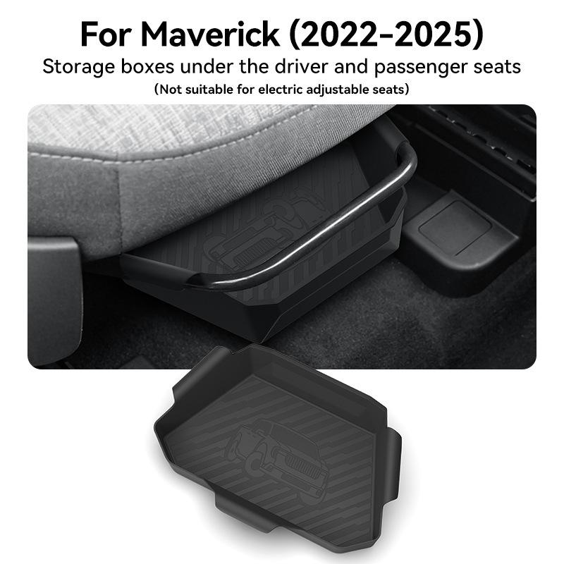 For Ford Maverick –2025 Under-Seat Storage B Car Storage Boxes Interior Accessories Storages Seats Consoles