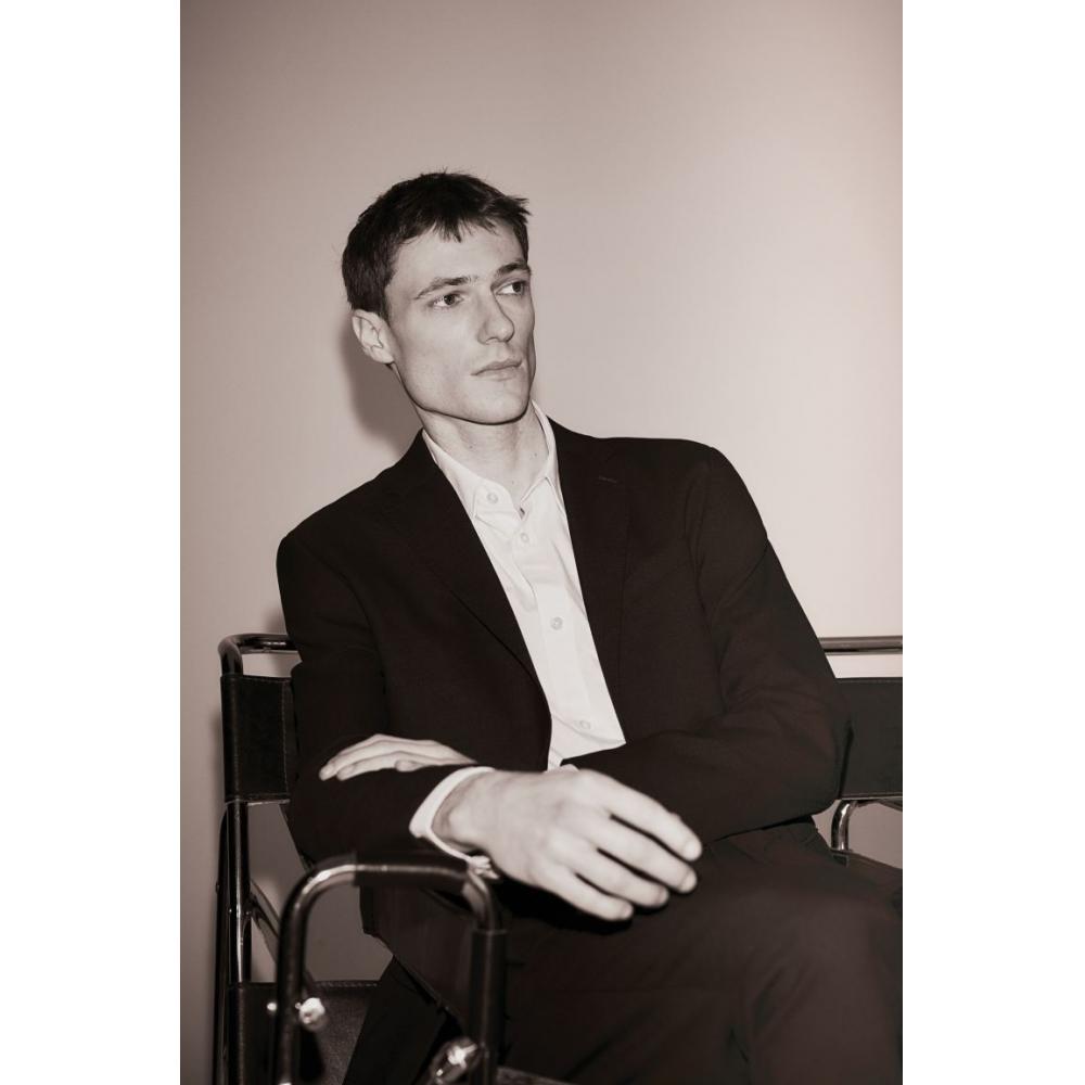 H M sliM Fit Suit Pants Navy Blue