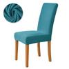 1pc Polar Fleece Dining Chair Cover Spandex Stretch Chair Slipcover Case Elastic Universal Chairs Covers for Dining Room El