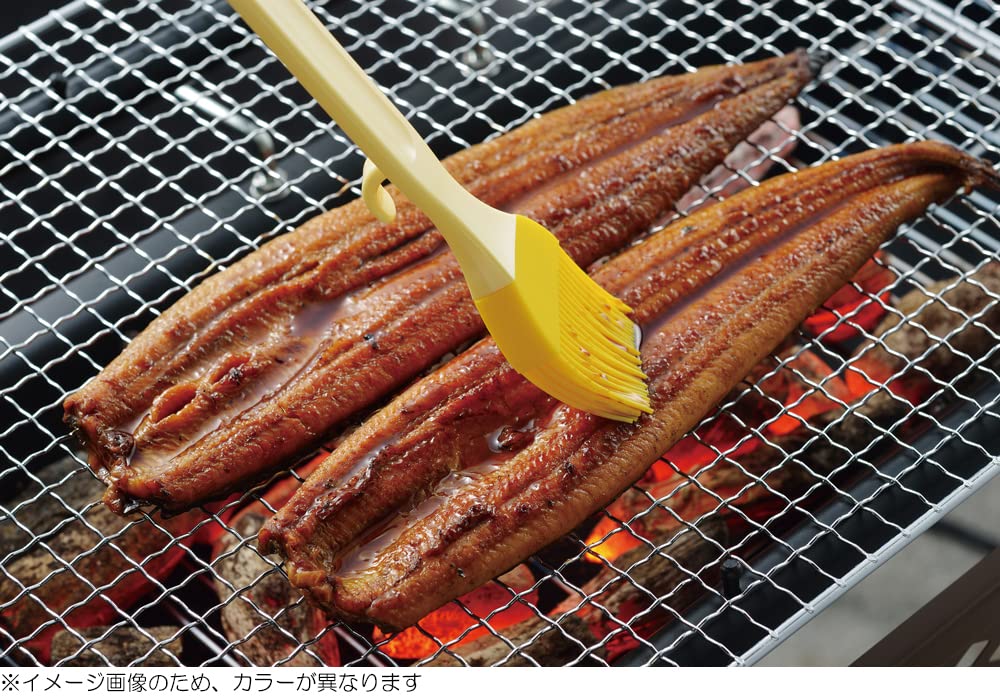 Kanda Silicone x Made in Silicone Brush for Restaurants and 066105 Brush, 4.4 20.8 cm, Large, Japan, Bakeries, Ivory,