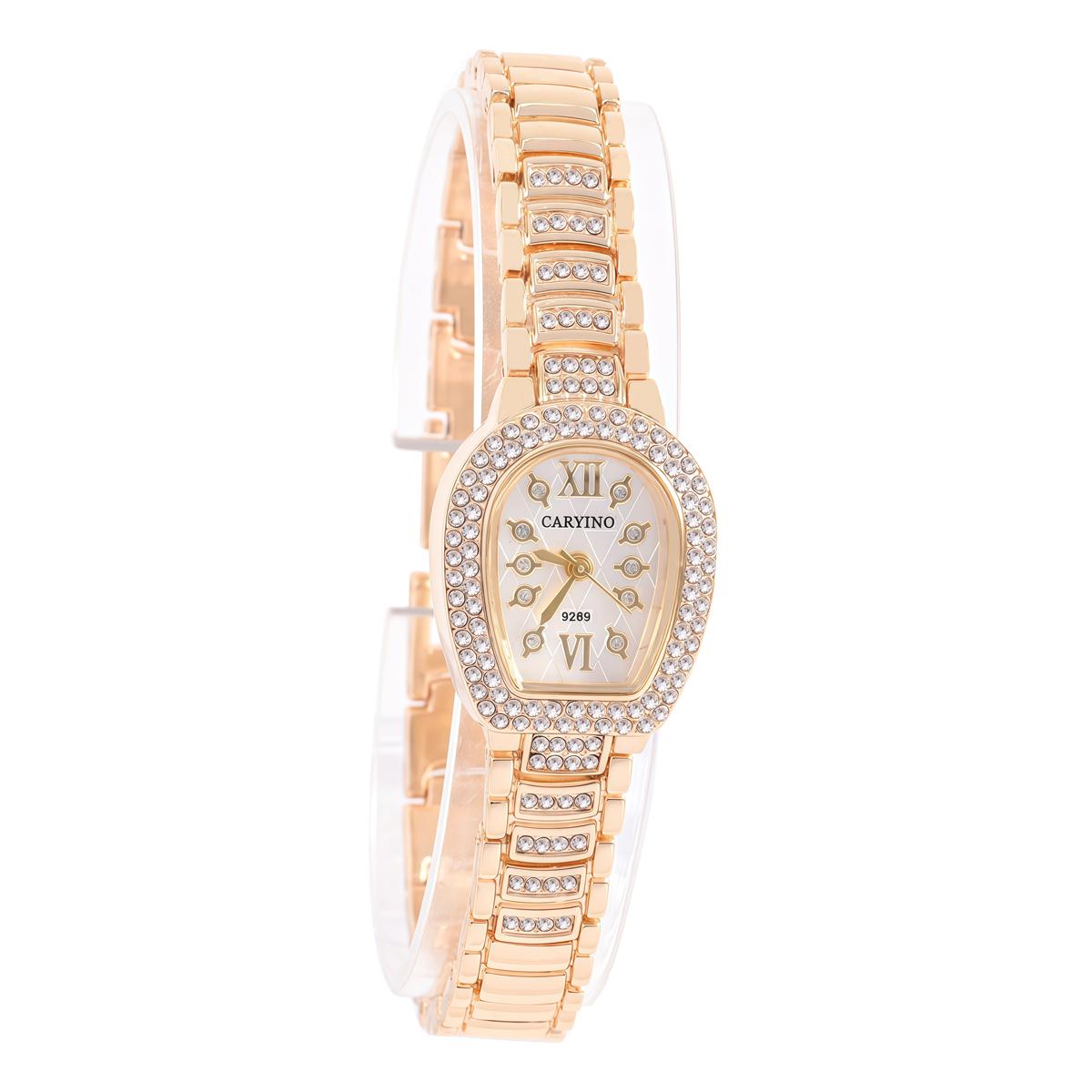 

Fashion luxury women s quartz watch horseshoe case with diamonds for everyday wear, anniversaries, Christmas gifts