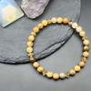 Shein TK Multi-Element Citrine & Picture Stone Faceted Crystal Bracelet
