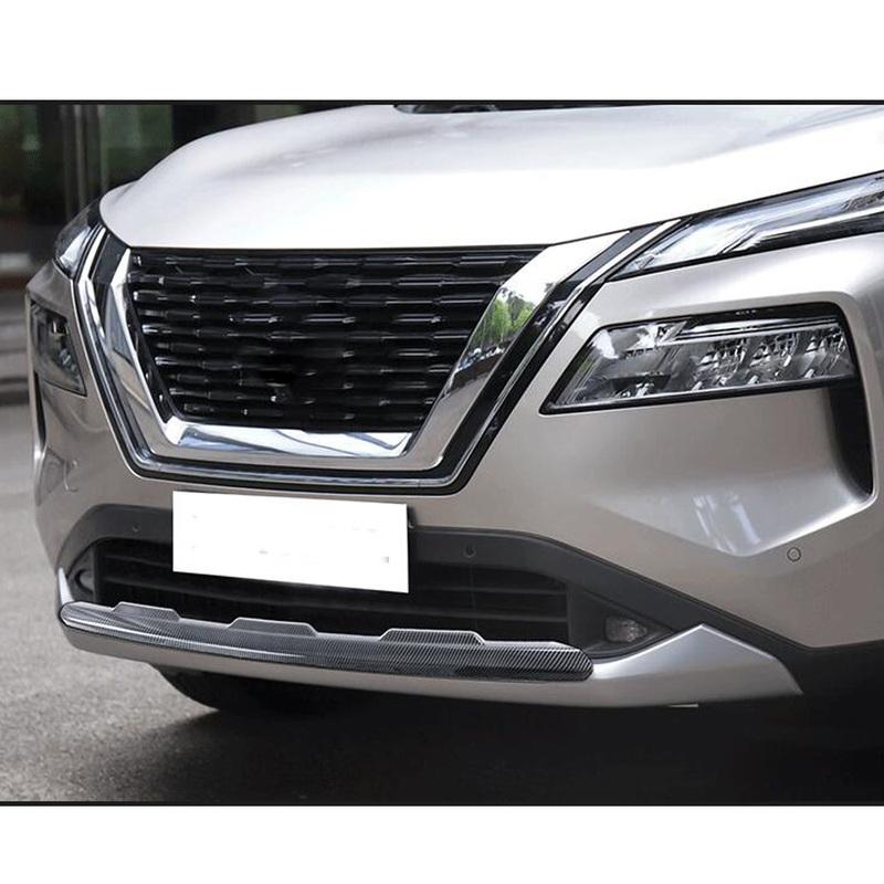 ABS Car Front Bumper Trim Front Stick Lip Anti-collision Strip Auto Accessories For Nissan X-trail Xtrail Rogue