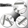 10 Pieces Model Train Rail Joiners Replace Missing Fishplates Track Connecting Replacement