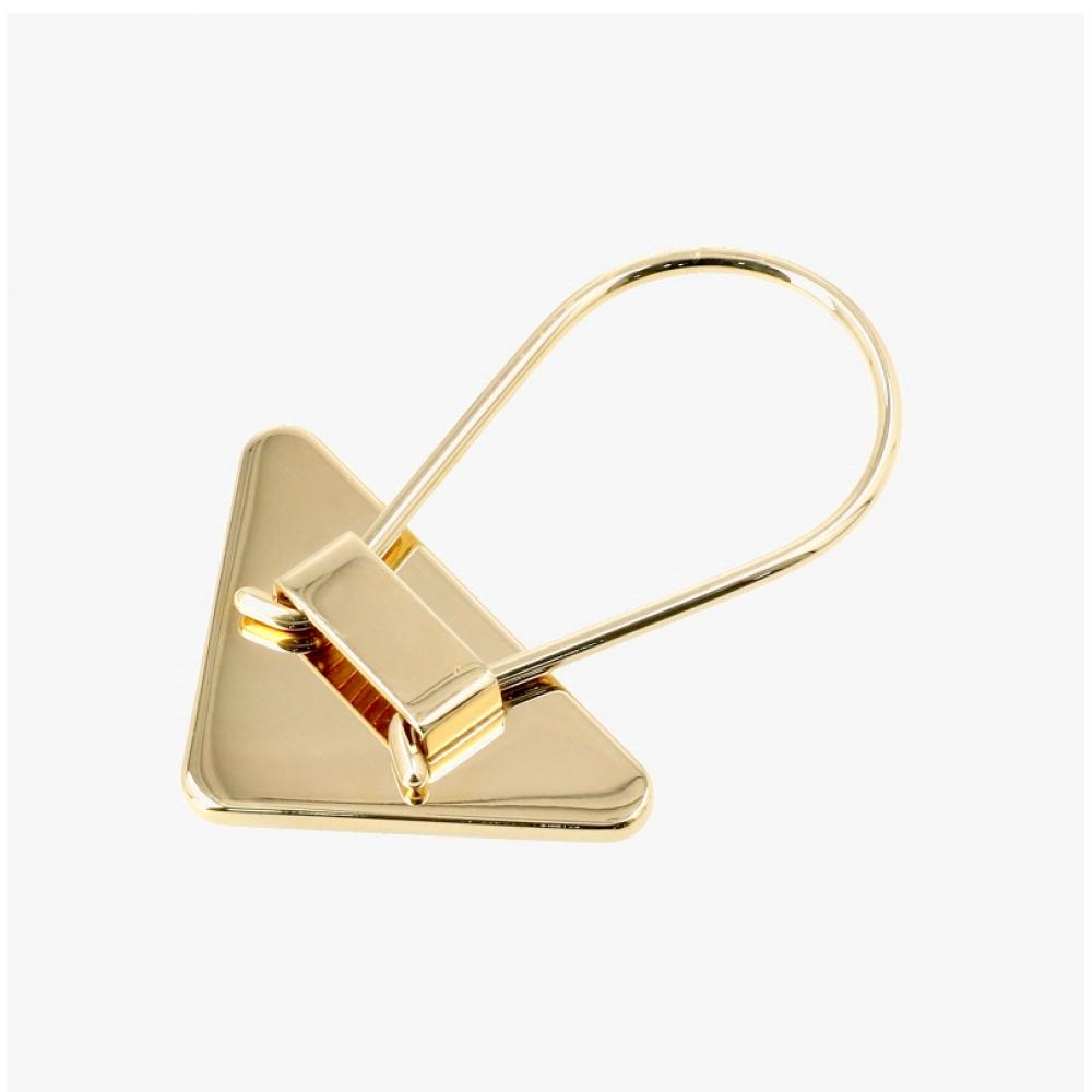 Prada Triangle Logo Keyring 1ps063 66a P019f