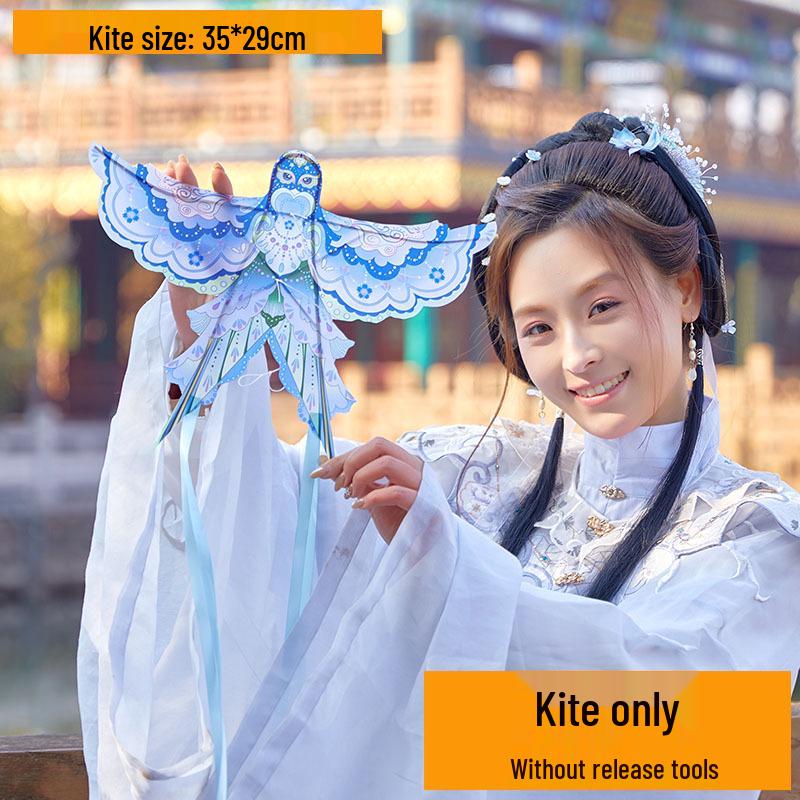 2026 Small Sand Swallow Bamboo Kite with Fishing Rod - Dance Costume Decoration Props for Kids