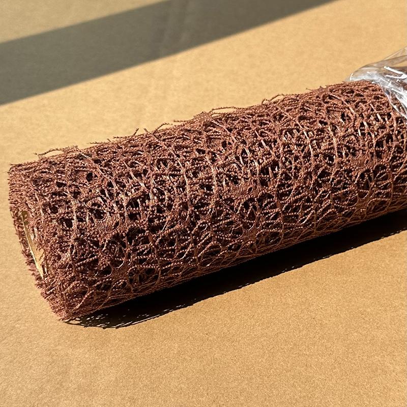 50Cm*4.5M/Roll Flower Wrapping Mesh Paper Iregular Hollow Net Wrapper Floral Bouquet Paper Fresh Flower Florist Packaging Sheet