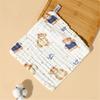 Gentle & Breathable Cotton Towel Handkerchief Wipes Baby Washcloth 6 Layers Baby Bibs Versatile Square Wipes for Bathing