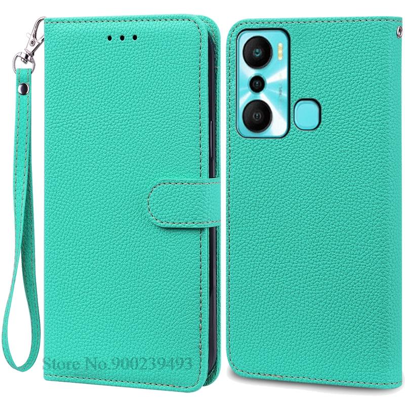 Hot 20i Case For Infinix Hot 20i Case Wallet Leather Flip Cover For Infinix Hot 20i Case X665C X665E Phone Cover Coque Fundas