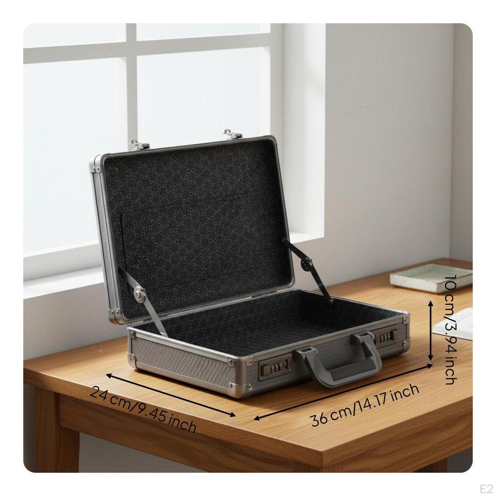 Aluminum Combination Lock Box Large Capacity
