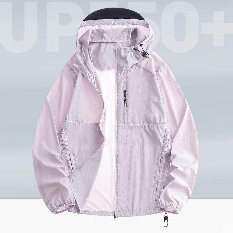 

Куртка с защитой от солнца для мужчин, летняя, легкая, с капюшоном, из искусственного шелка, для верховой езды, рыбалки, ветровка 4XL