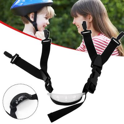 Clip Regolabile per Casco da Moto Fibbia a Sgancio Rapido Cinturino a Y Rimovibile Cinturino Sottogola per Casco con Mentoniera Accessori