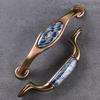 2pcs Contemporary Luxury Handles High-end American-style Handles European Ceramic Knobs  Cabinets