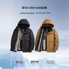 Men's 3-in-1 Detachable Hood Goose Down Winter Parka