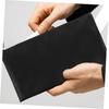 EXCEART PU Leather 2-Piece Zippered Money Bag Wallet Pouch for Coins, Checks, Cosmetics, and Cash Organizer, 28x6x0.4 Inches