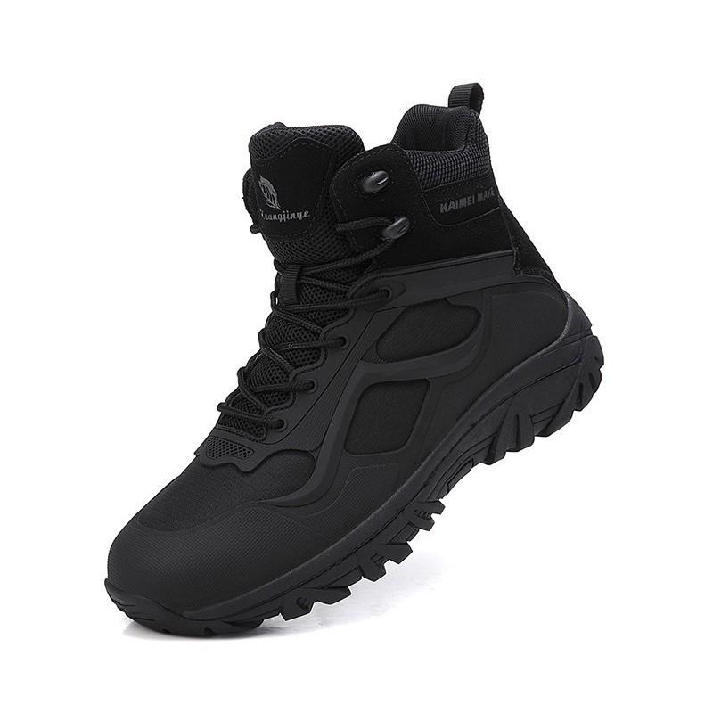 Large Size Breathable Tactical Boots Special Forces Outdoor Hiking Wear-resistant Training Combat Boots High-top Military Boots