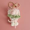 Flower Keyrings Crochet Keyrings Handmaking Bouquet Keychain Creative Knitted Flowers  Backpack