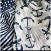 Used Summer stole, 100% cotton, imported large stole, shawl, marine blue