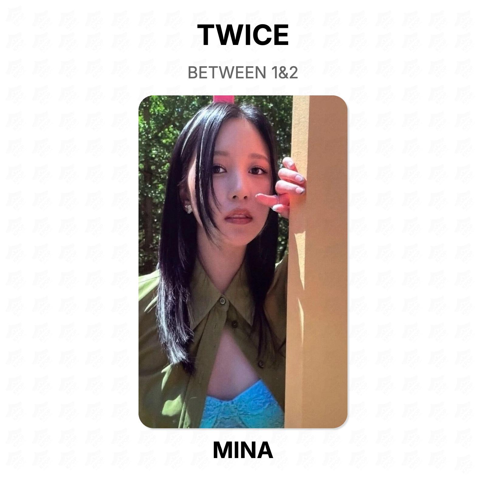 Официальная фотокарточка TWICE BETWEEN 1&2 MINA 02