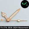 High quality watch hands blue-green/green luminous hands suitable for N  H35 NH36/ETA 2836 2824/8205 8215 movements