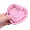 Ciotola Pieghevole in Silicone per Animali Domestici, Ciotola per Riso per Cani, Ciotola Carina a Forma di Cuore per Cuccioli, Ciotola per Gatti, Ciotola Portatile da Esterno, Ciotola per Cibo per Cani