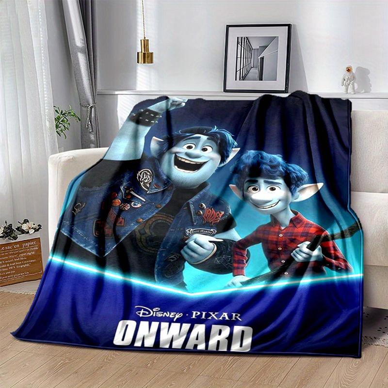 1pc, Disney Pixar Onward Merchandise: Home Decor, Throw Blankets for Couches, Outdoor Blanket Gifts, Flannel Coverlet, Perfect for Bedroom