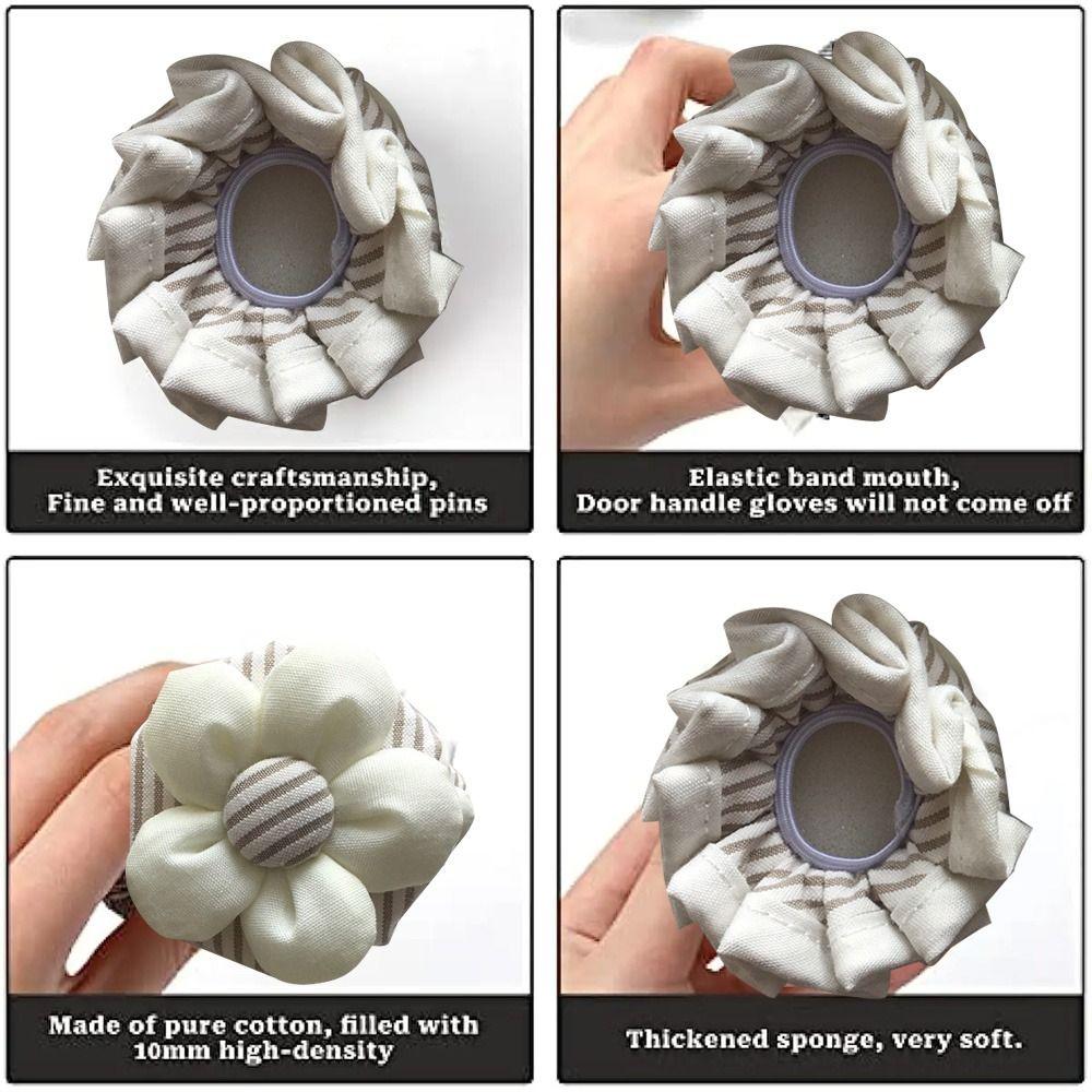 Anti Static Door Handle Cover Cotton Children's Bumper Cover Soft Door Drawer Pull Gloves Home