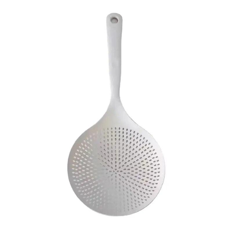 Bucătărie rezistentă la temperaturi înalte de uz casnic, mâner lung, lingură de drenaj antiderapante, unelte de gătit cu tăiței