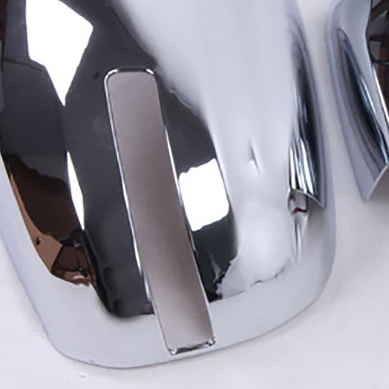 2Pcs Car ABS Chrome Rear View Side Mirror Cover Trim For Mitsubishi Triton / L200 2015 - 2017 Car Styling