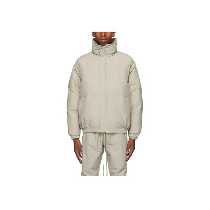 Fear of God Essentials FW21 Puffer Jacket Men Jacket Olive FOG-FW21-081