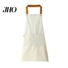 Easy Clean Apron Solid Color Kitchen with Dual Pockets Waterproof Oil-proof Adjustable Breathable Men Women Chef Cooking Baking Bib