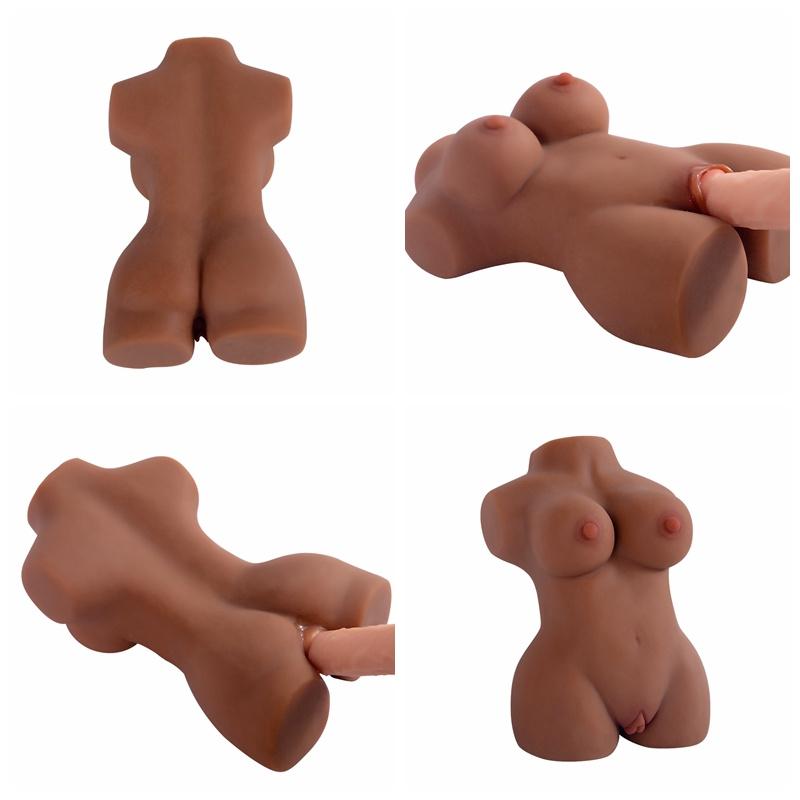 Sexy erotická pomůcka s panenkou pro muže pro dospělé Produkty Big Ass Anal Realistic Vagina Dual Channel Pocket Pussy Masturbators