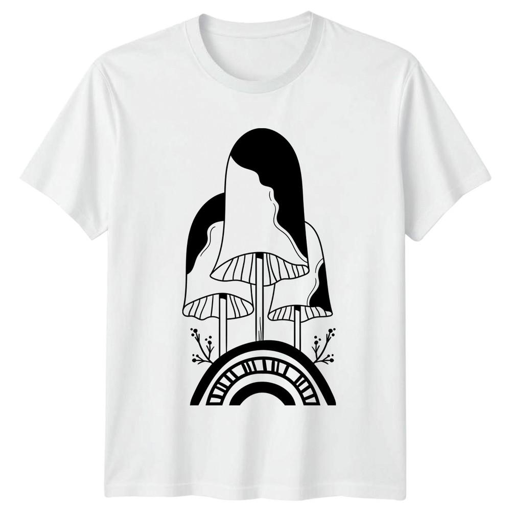 Boho Mushroom Nature Art TShirt Mushroom Nature Birthday Gift For Him And Her S