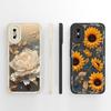 For Apple iPhone X XR XS SE 6 7 8 11 12 Pro Max Plus Mini Phone Case Luxury Flowers Pattern Soft Liquid Silicone Anti Slip Protective For iPhone Shell