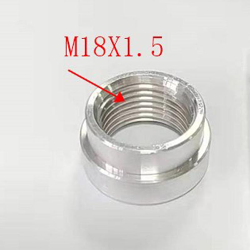 2PC Female Thread Weld On Bung Hose Adapter Aluminum Fitting 1/2 3/4 1/4 1/8 3/8 NPT M18X1 5 M16X1 5 M14X1 5 Size