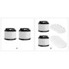 Hepa Filters Accessories for LVAC-200 Vacuum Cleaner Part HEPA Post-Motor Filters Pre-Motor Filters Replacement